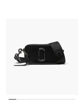 Marc Jacobs Black Compact Snapshot Crossbody